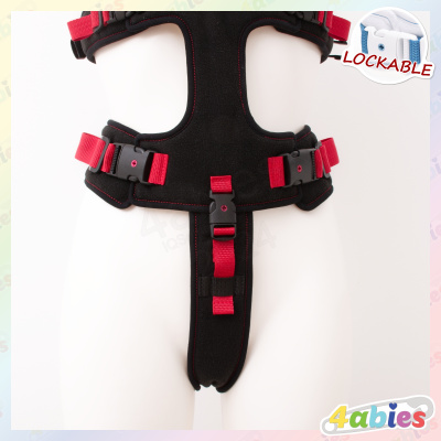 Lockable Full Body Harness - Midnight Rainbow - 4abies