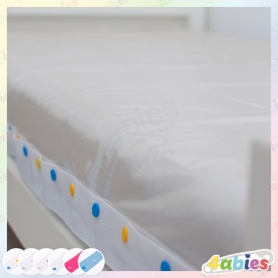 PVC Bed Sheet with straps - 4abies