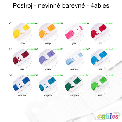 Postroj - nevinně barevné - 4abies