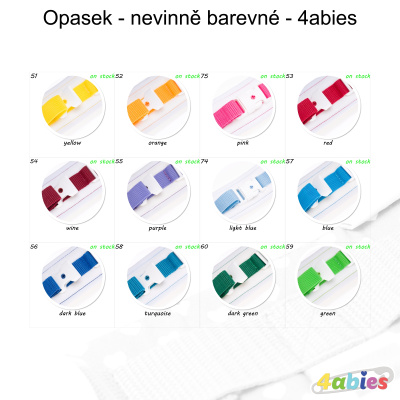 Opasek - nevinně barevné - 4abies