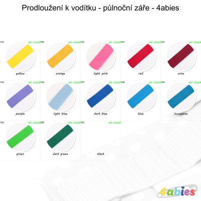 Prodloužení k vodítku - půlnoční záře - 4abies