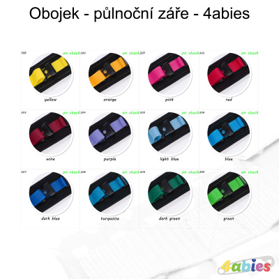 Obojek - půlnoční záře - 4abies