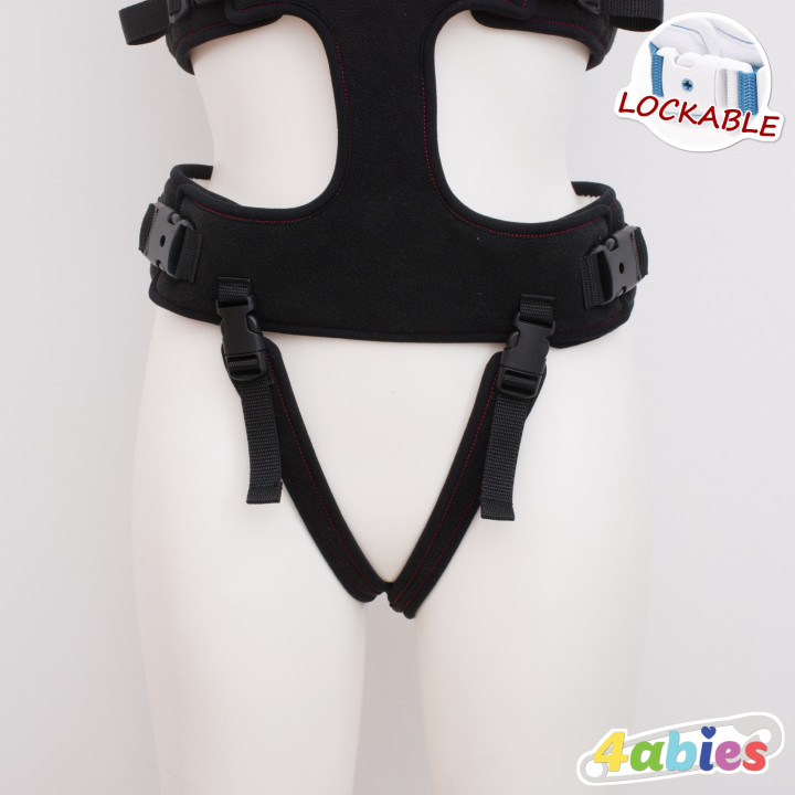 Lockable Full Body Harness V – Rainbow Edition