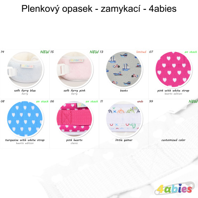 Plenkový opasek - zamykací - 4abies