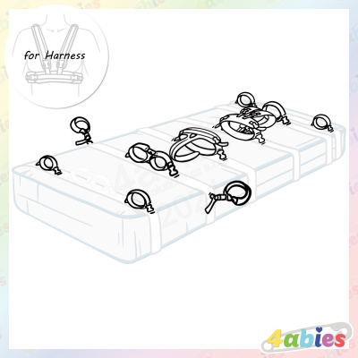 Mattress Strap for Harness (any) - Innocent Rainbow - 4abies