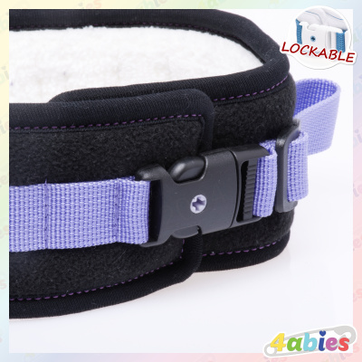 Lockable ThighCuffs - Midnight Rainbow - 4abies