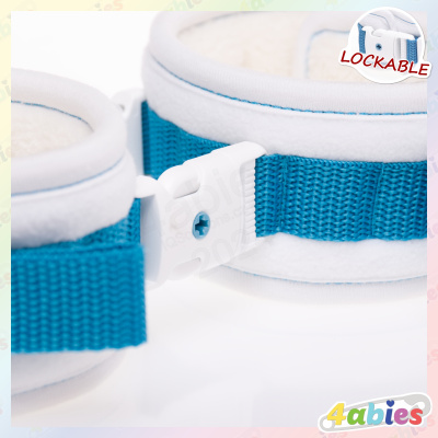 Lockable AnkleCuffs - Innocent Rainbow - 4abies