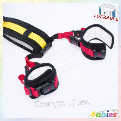 Lockable Upgrade for crotch cuffs - Innocent Rainbow - 4abies