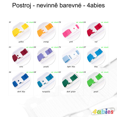 Postroj - nevinně barevné - 4abies