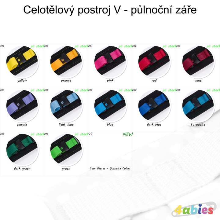 Celotělový postroj V - půlnoční záře
