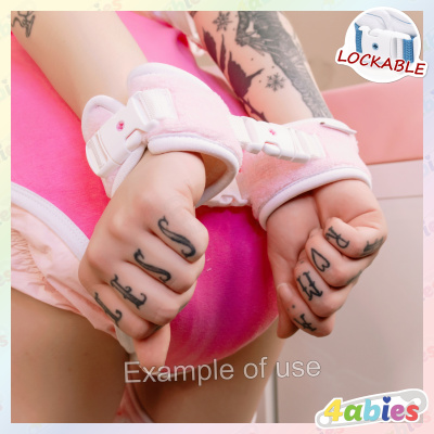 Lockable HandCuffs - Innocent Rainbow - 4abies