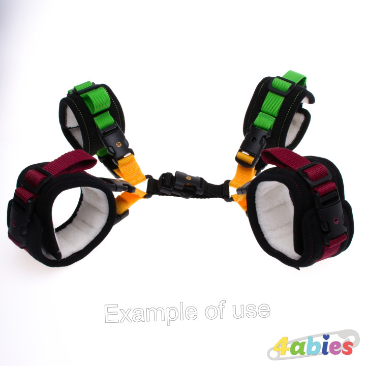 Upgrade for crotch cuffs dual