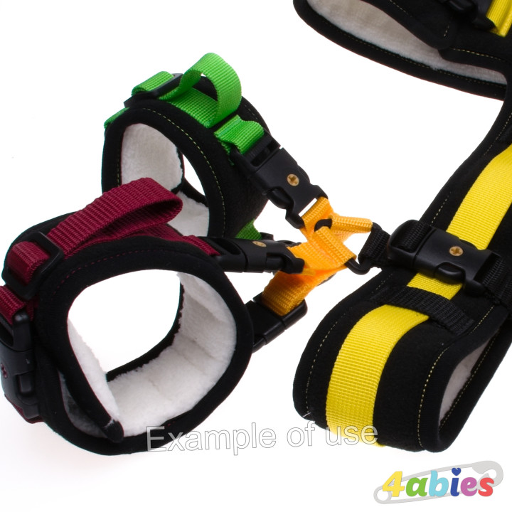 Upgrade for crotch cuffs dual