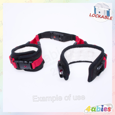 Lockable Upgrade for crotch cuffs - for couples - 4abies