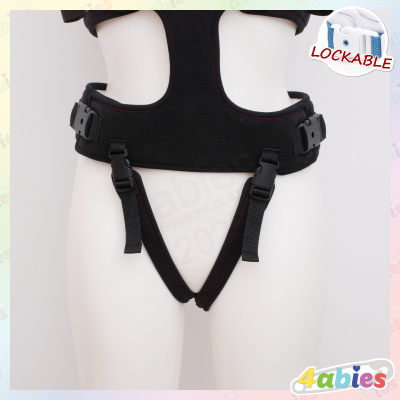 Lockable Full Body Harness V - Innocent Rainbow - 4abies