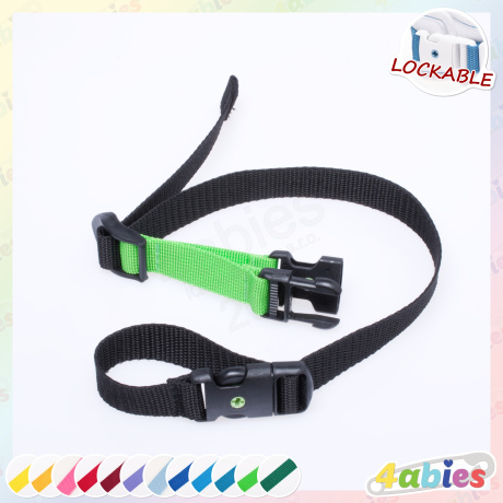 Lockable Pair of Straps for Bed - Midnight Rainbow - 4abies