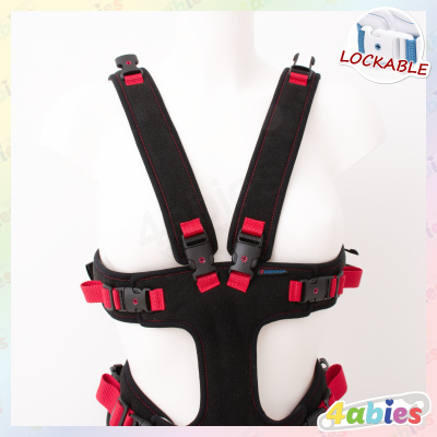 Lockable Full Body Harness - Midnight Rainbow - 4abies