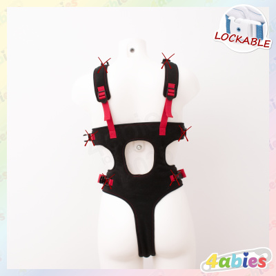 Lockable Full Body Harness - Midnight Rainbow - 4abies