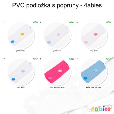 PVC podložka s popruhy - 4abies