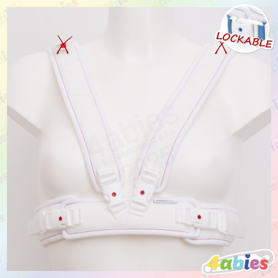 Lockable Chest Harness - for couples - 4abies