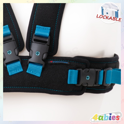 Lockable Chest Harness - Midnight Rainbow - 4abies