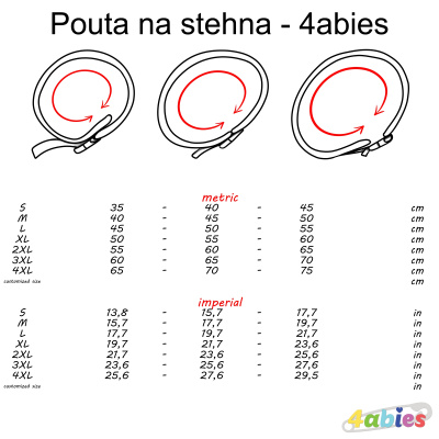 Pouta na stehna - 4abies