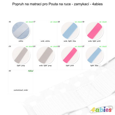 Popruh na matraci pro Pouta na ruce - zamykací - 4abies