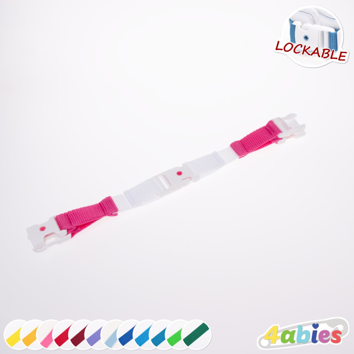 Lockable Upgrade for crotch cuffs – Rainbow Edition