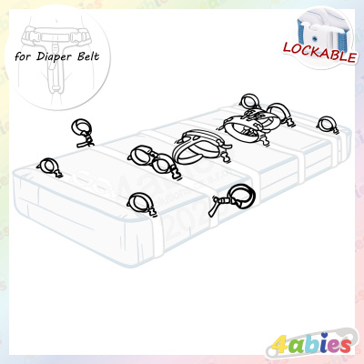 Lockable Mattress Strap for Belts - Innocent Rainbow - 4abies