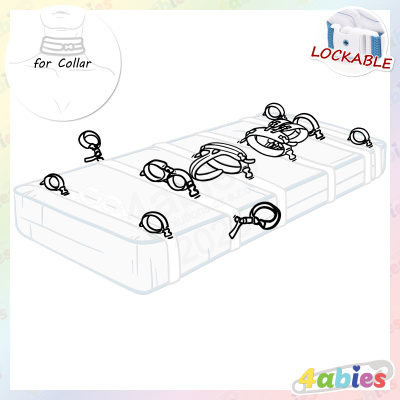 Lockable Mattress Strap for Adult Collar - Innocent Rainbow - 4abies