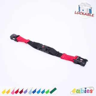 Lockable Upgrade for crotch cuffs - Midnight Rainbow