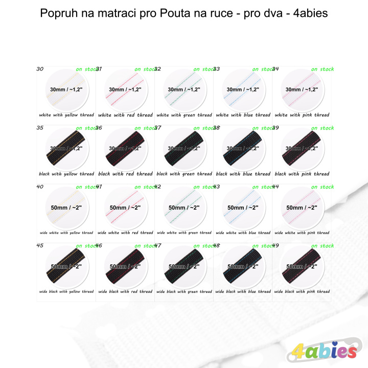 Popruh na matraci pro Pouta na ruce - pro dva - 4abies