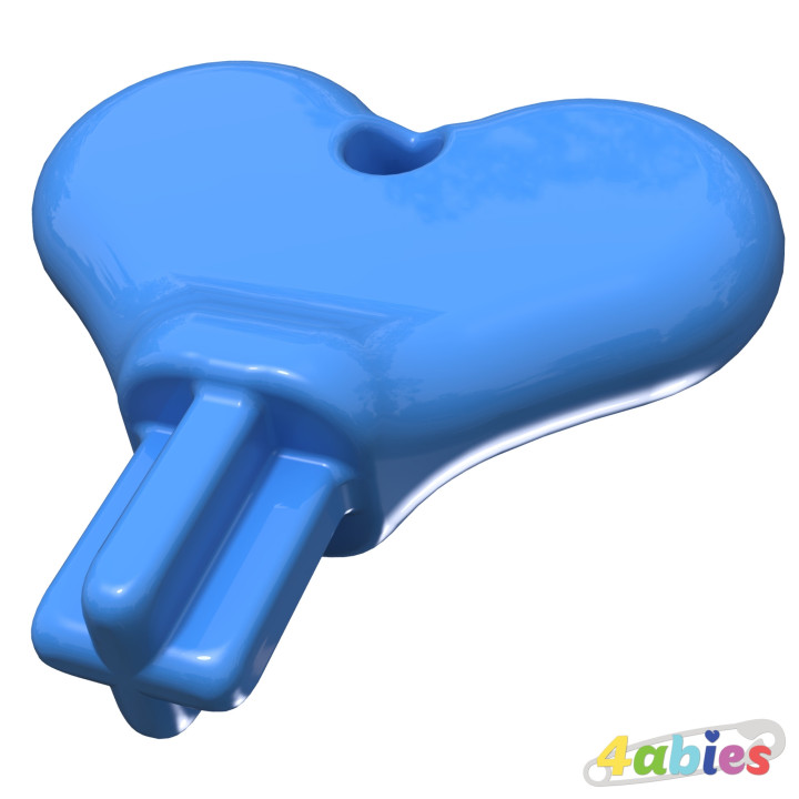 3D model - Heart Klíč