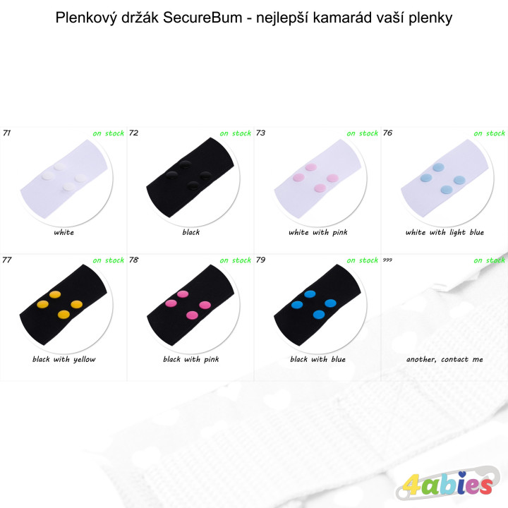 Plenkový držák SecureBum - nejlepší kamarád vaší plenky