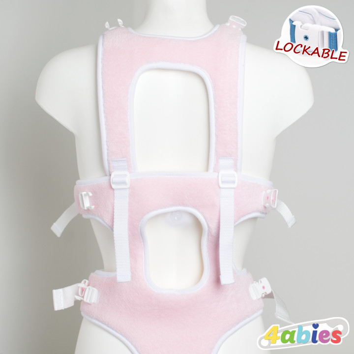 Lockable Hugabie SecureFit - Wider Crotch - Midnight Rainbow