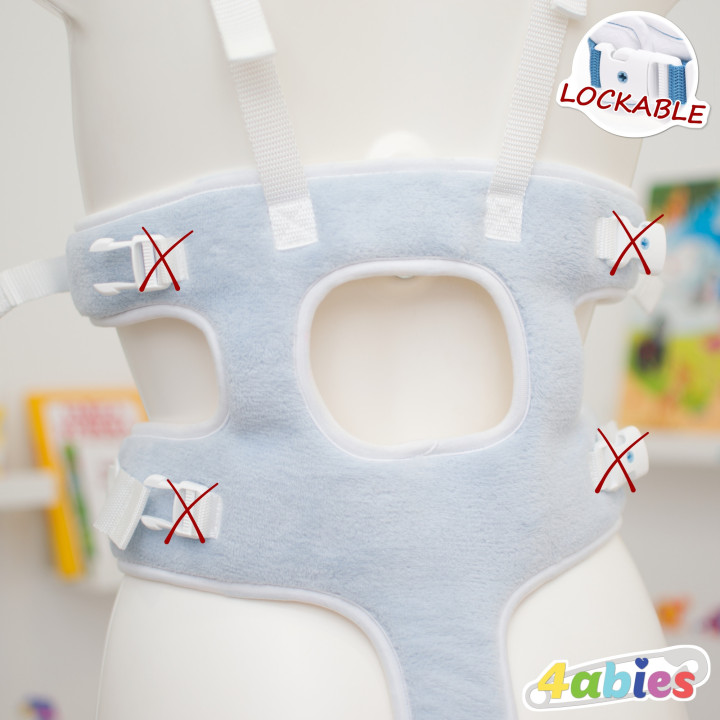 Lockable HugAbie Harness – Diaper-Safe ABDL Restraint for Littles & Diaper Lovers